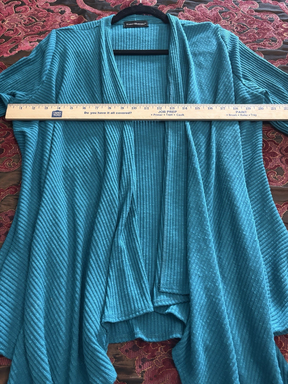 Travel Elements Women’s Solid Teal Sharkbite Hem … - image 4