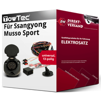 für Ssangyong Musso Sport Elektrosatz 13Polig Universell Top