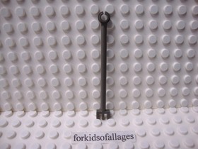 LEGO 4319 Hinge Bar 8L 6cm w/ 3 Fingers Open End Stud Old Dark Gray (4101)