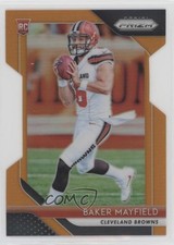 2018 Panini Prizm Rookie Orange Prizm 195/249 Baker Mayfield #201 0ls