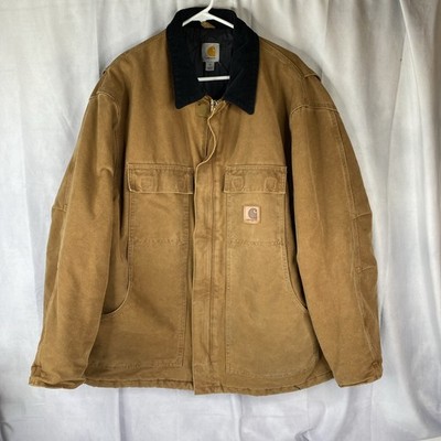Carhartt Arctic Quilt Lined Sandstone XL Traditional Men Work Coat