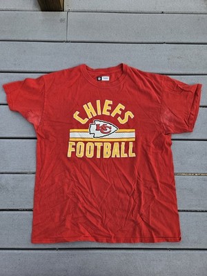 NFL Team Apparel Kansas City Chiefs Football Red T-Shirt Large