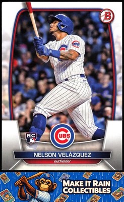Nelson Velazquez 2023 Bowman #12 Chicago Cubs Rookie RC