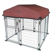 My Pet Companion Dog Kennel with Roof Cover 4.5   - Weather Resistant / Cove...