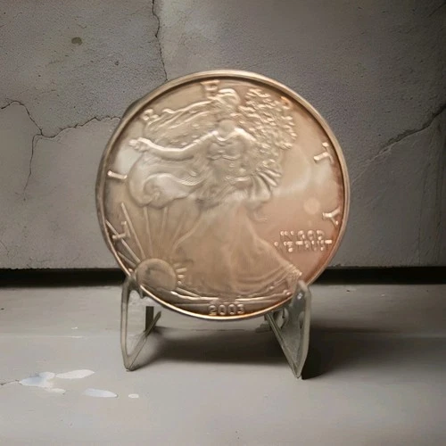 2003 U.S. American Eagle Walking Liberty 1oz Fine Silver Dollar Coin