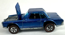 Hot Wheels Redline 1969 Blue Mercedes Benz 280sl Blue Original