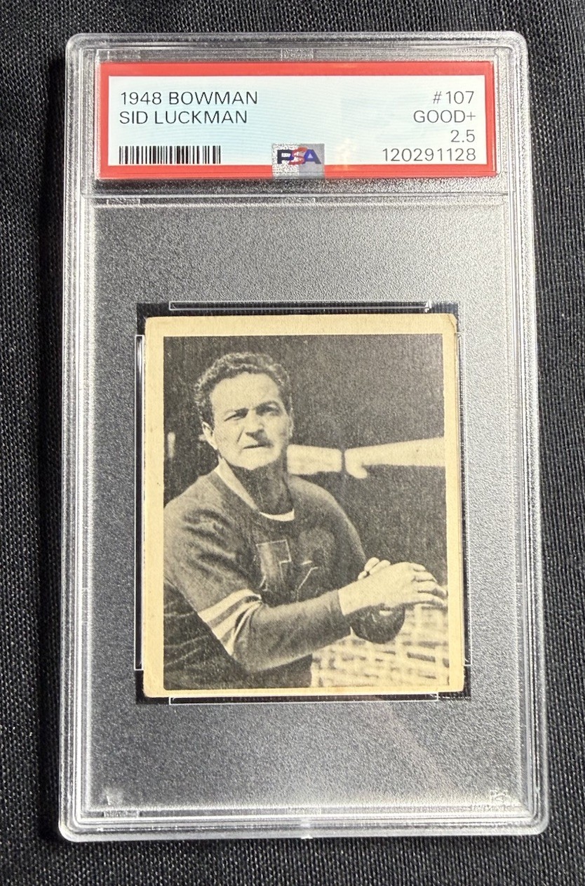 1948 Bowman Football Card #107 Sid Luckman PSA 2.5 HOF Bears HOF 
