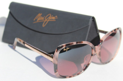 MAUI JIM Melika POLARIZED Sunglasses RS760-09T Tortoise/Rose Gold NEW Italy