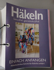 H&auml;keln leicht gemacht / Hachette  / komplette Decke / Anleitung / Zubeh&ouml;r