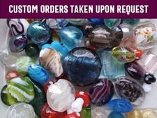 Lampwork Beads, 3 bulk, Mixed Styles/Colors, Handmade Glass, custom orders