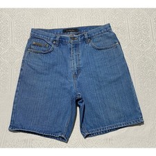 Calvin Klein Jeans Mens 34 Blue Denim Shorts Vintage 90s Baggy Jorts Cotton
