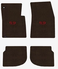 Lloyd Ultimat Front & Rear Mats for '61-64 Chevy Impala w/Red on Black SS 396