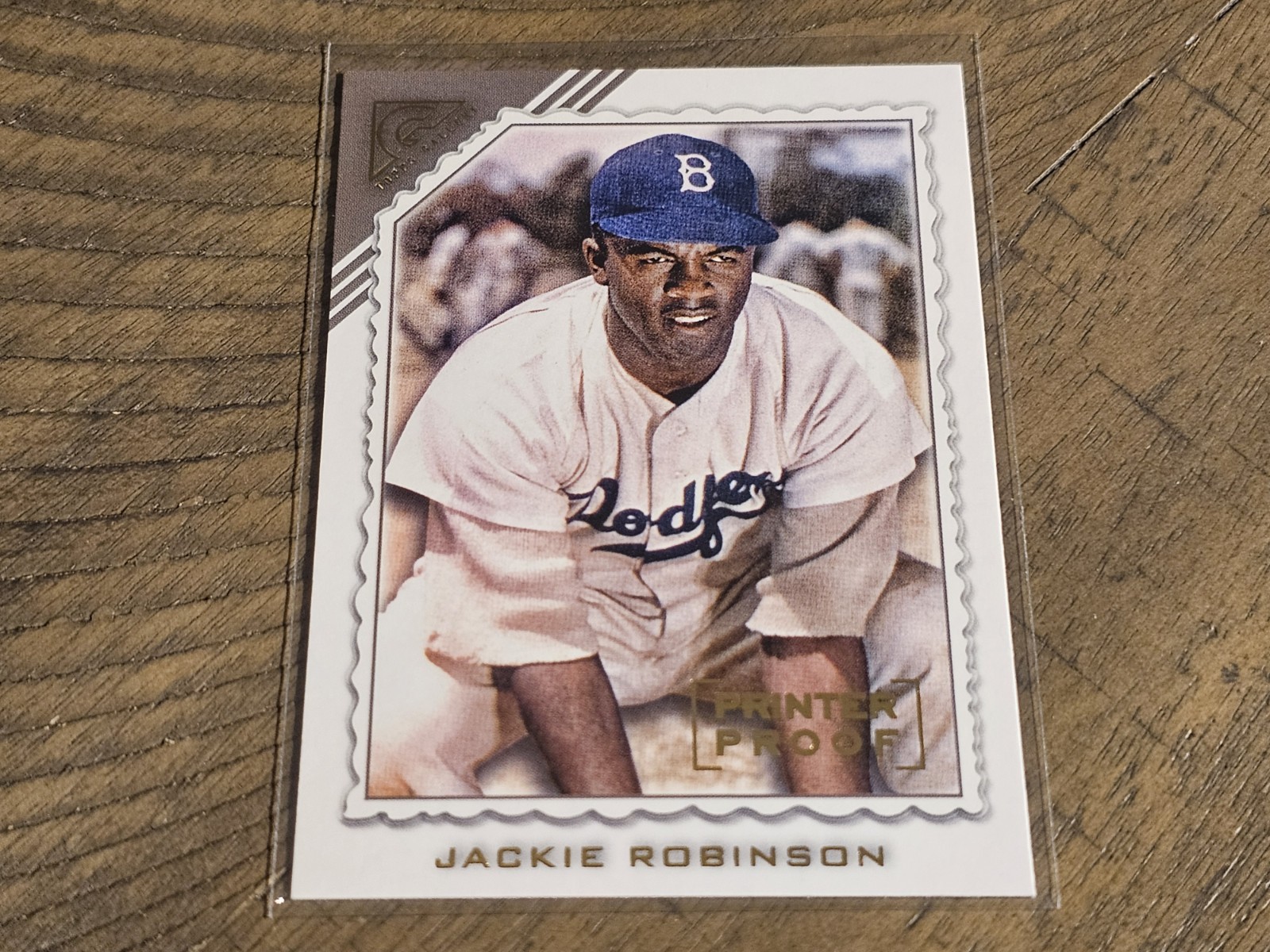 2022 Topps Gallery #42 Jackie Robinson Printer Proof Nmmt