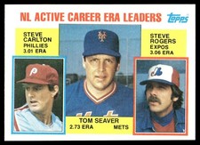 1984 Topps Steve Carlton/Tom Seaver/Steve Rogers Mets/Phillies/Expos #708