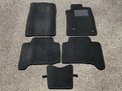 Toyota Hilux Surf 215 Series Floor Mats Black Plain New Made in Japan 2002-2009