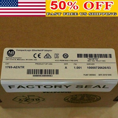 New AB 1769-AENTR Compactlogix Ethernet/IP Adapter 1769AENTR  US Free Tax