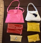 Vintage Barbie Accessories Lot Of Purses And Handbags