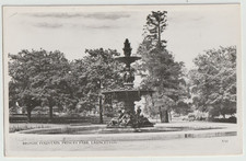 Australia TASMANIA TAS Fountain Princes Park LAUNCESTON Valentine V11 postcard
