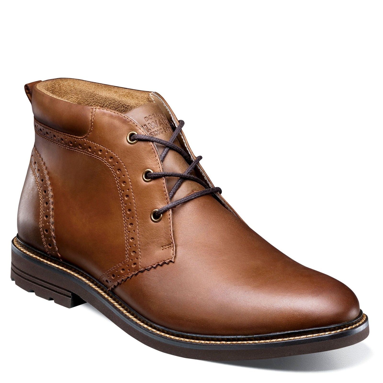 Мужские ботинки Nunn Bush Ozark II с однотонным носком Chukka 11 2E US - Коричневый 18490₽