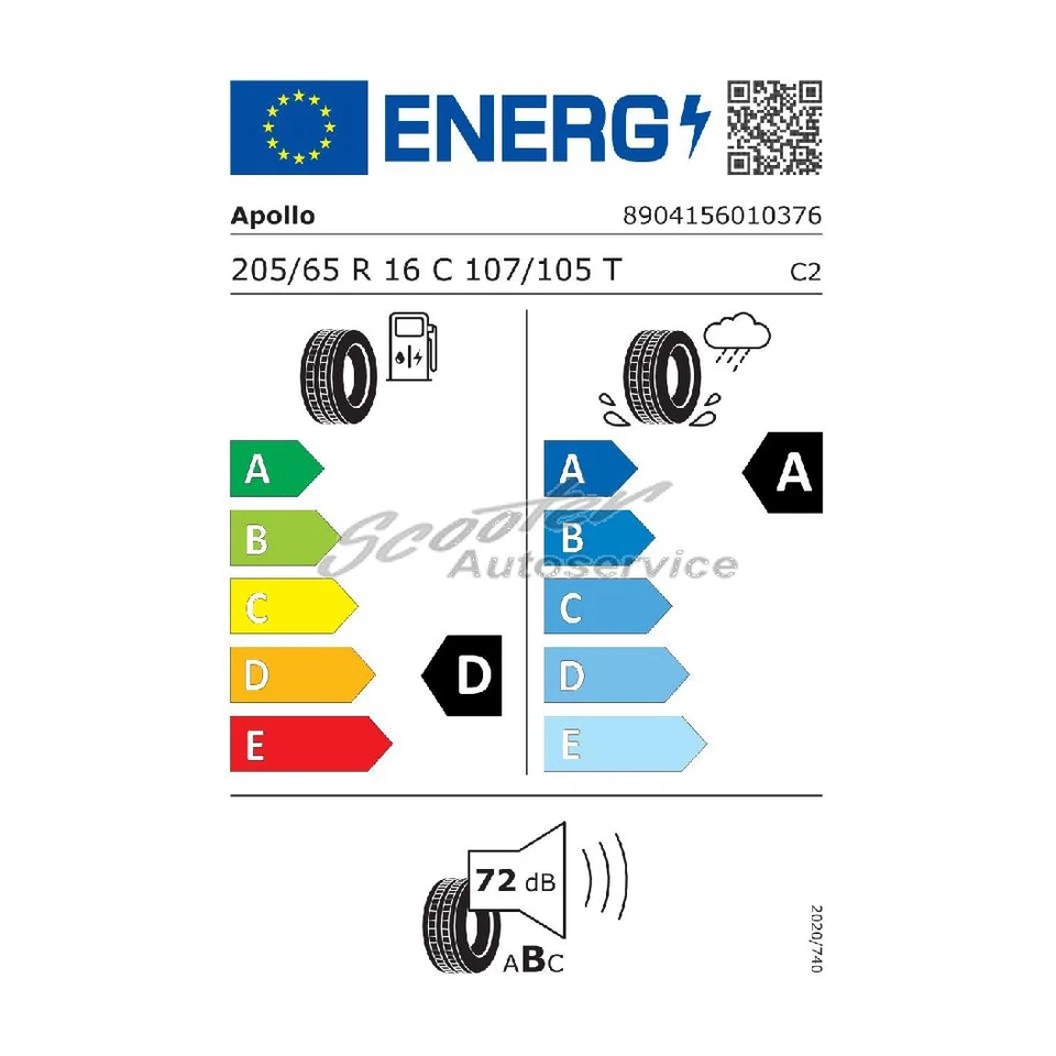Sommer-Reifen Apollo 205/65 R 16 107T AlTrust Plus | 95579 - Bild 2 von 3