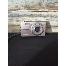 Olympus FE-370 Digital Camera Silver Good 5x Optical Zoom Compact Point Shoot