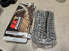 EK Chain Black/Gold 525 ZVX3 120 Link Chain - 525ZVX3-120KG CHAIN ONLY! READ