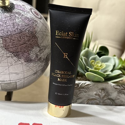 Eclat Skin London Charcoal Purifying Black Peel-Off Mask 50ml Full Size BNIB R1
