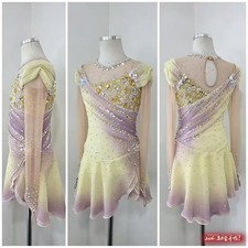 Figure Skating Dress Customized Competition ice skating dress Girls woman
