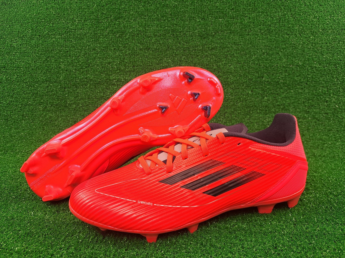 Adidas F50 League Firm FG MG Turbo Red Soccer Cleats Men's Adidas F50 League Firm FG MG Turbo Red Soccer Cleats Men's