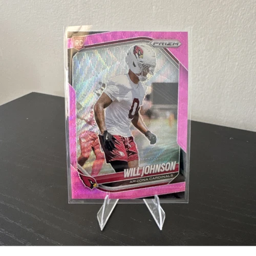 Panini 2025 Prizm Will Johnson #370 Arizona Cardinals Rookie Football (RC)
