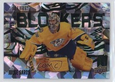 2022-23 Upper Deck Allure Blockers Green 78/99 Juuse Saros #BL-5 0c3
