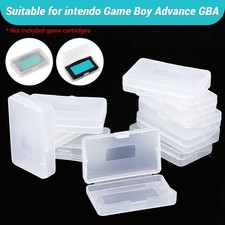 5-50X Clear Cartridge Cases For Nintendo Game Boy Advance GBA Games Dust Covers