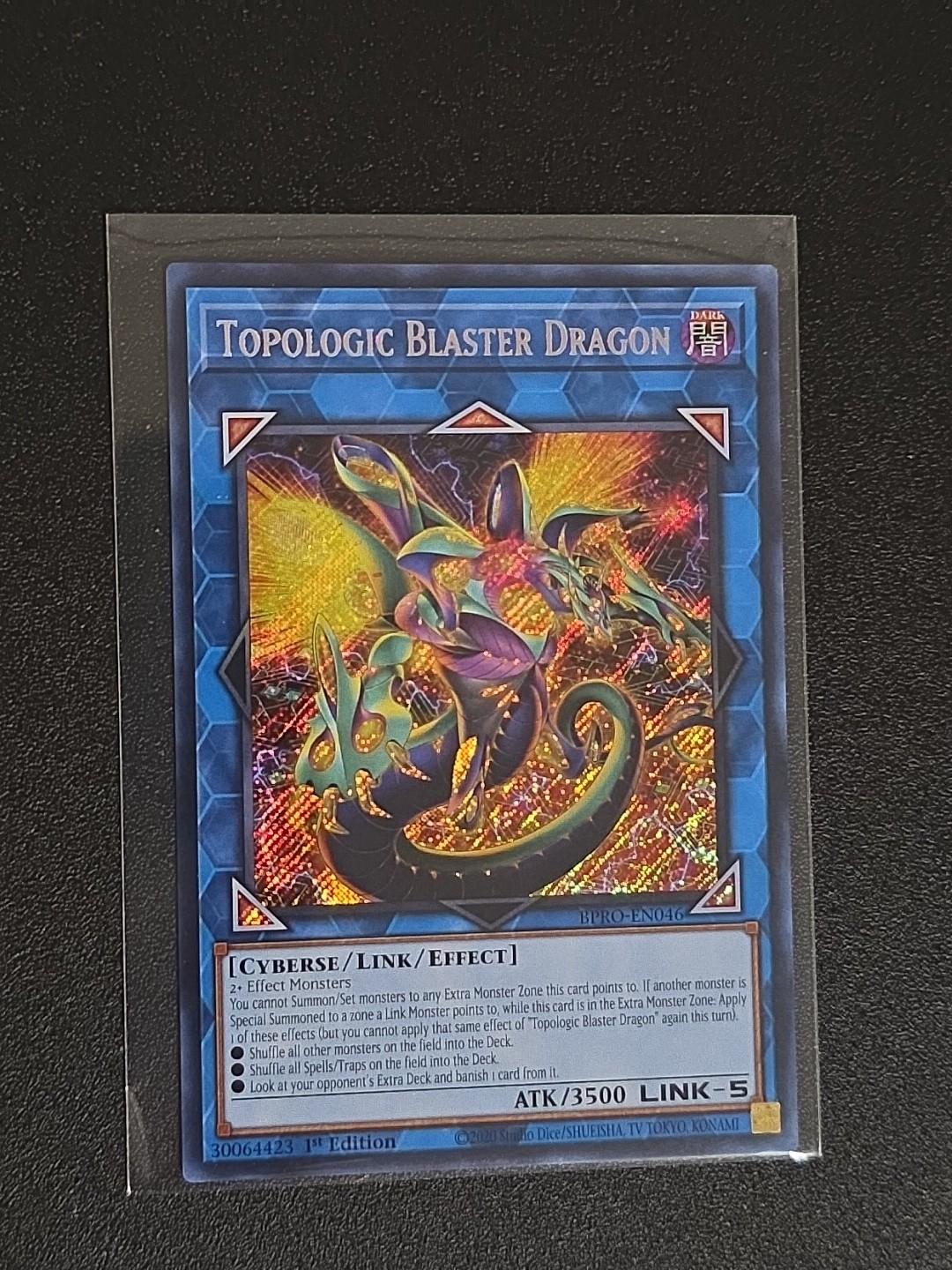 Topologic Blaster Dragon BPRO-EN046 Burst Protocol 1st Edition