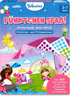 Skillmatics Bastelaktivität - Stickerkunst Prinzessinnen Einhörner Kinder