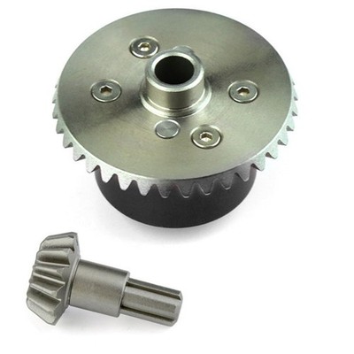 Black Front/Rear Steel Differential Gear Sets For ARRMA KRATON VORTEKS Senton e