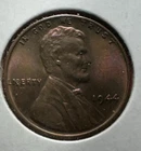 1944 Choice Uncirculated US LINCOLN Cent! Gorgeous "RED VIOLET" Toning!