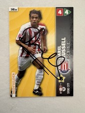 DAREL RUSSELL - STOKE CITY FC FOOTBALL SIGNED PANINI CHAMPIONSHIP CARD