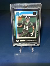 BOOKEND Black 5/5!! 2024 Clearly Donruss Rated Rookie Malachi Corley #73 Jets