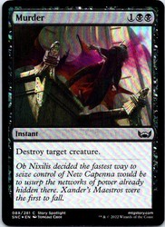 Murder 088/281 Streets of New Capenna Foil