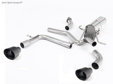 Milltek Duplex Sportauspuff Suzuki Swift Sport 5 Typ AZ je 115mm rund in schwarz