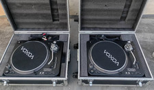 A pair of VOXOA T80 record players