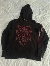 Plein Sport Hoodie Men's Size Small Color Black 