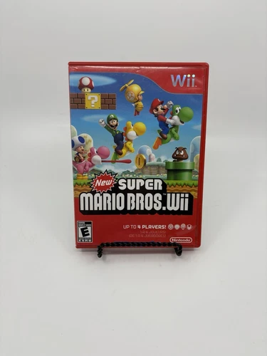 New Super Mario Bros. Wii (Nintendo Wii, 2009) Complete CIB + Inserts
