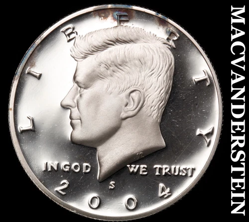 2004-S Kennedy Half Dollar- Silver- Choice Gem Proof Luster No Reserve #i9246