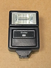 Vintage Vivitar Auto 215 Camera Flash  Untested zal