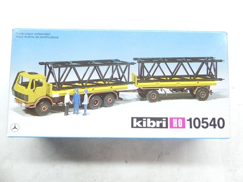 Kibri H0 10540 kit plataforma remolque, sin construir, NUEVO en EMBALAJE ORIGINAL #63620 | Zustand: Gebraucht