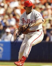 TURK WENDELL PHILADELPHIA PHILLIES SIGNED AUTOGRAPHED 8X10 W/COA