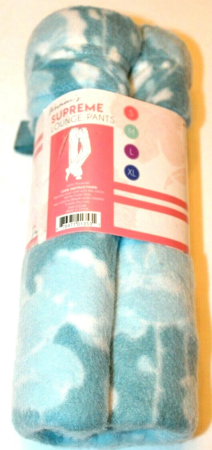 Women's Supreme Lounge Pants Small Blue Green / Floral