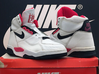 Vintage 1990 Nike Quantum Force Hi UK8 EU42,5 OG Air Jordan 1 4 Command Flight Rare