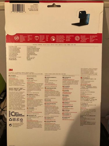3M Privacy Filter For Microsoft Surface Book Landscape Black PFNMS001 - Photo 2/3